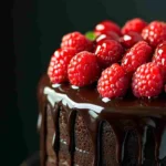Chocolate Raspberry Layer Cake