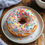 sprinkled donut